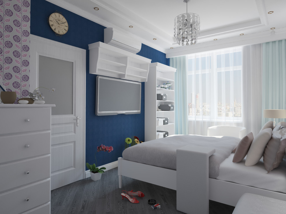 Дизайн проект интерьера однокомнатной квартиры в химках