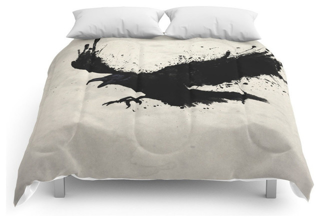 Society6 Raven Comforter Contemporary Comforters And Comforter