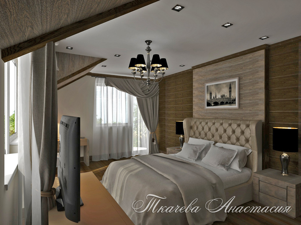 Спальни в доме на Красной поляне