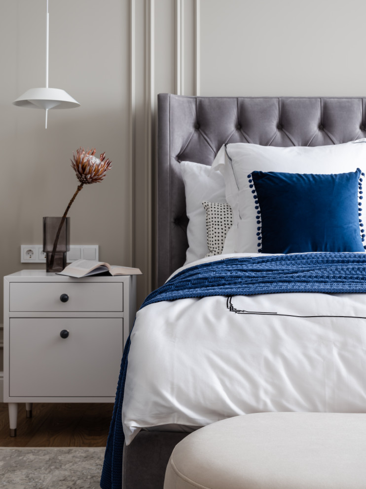 Реализация квартиры в стиле современная классика для семейной пары с ребенком