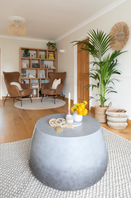 Relaxing Boho Open Plan eklektisk-vardagsrum