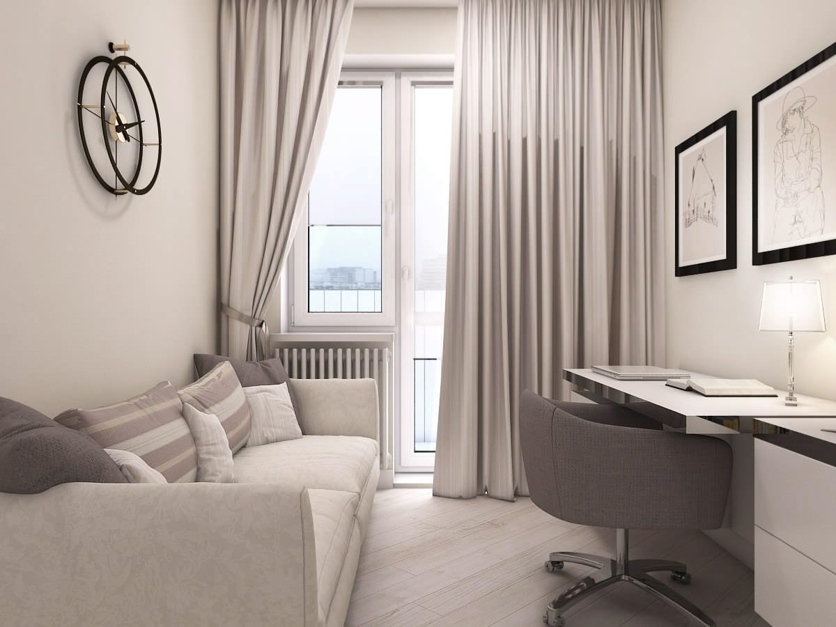 Кабинет в 3к.кв ЖК “Новый Оккервиль“