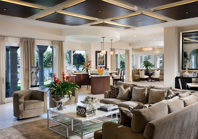 Leighton Residence moderne-salon
