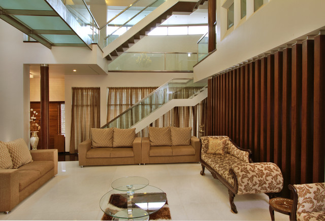Nagesh Residence modern-wohnbereich
