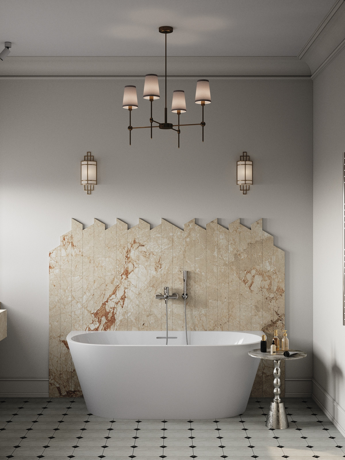 интерьер квартиры для элегантной пары