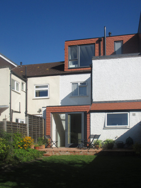Loft conversion contemporain-facade