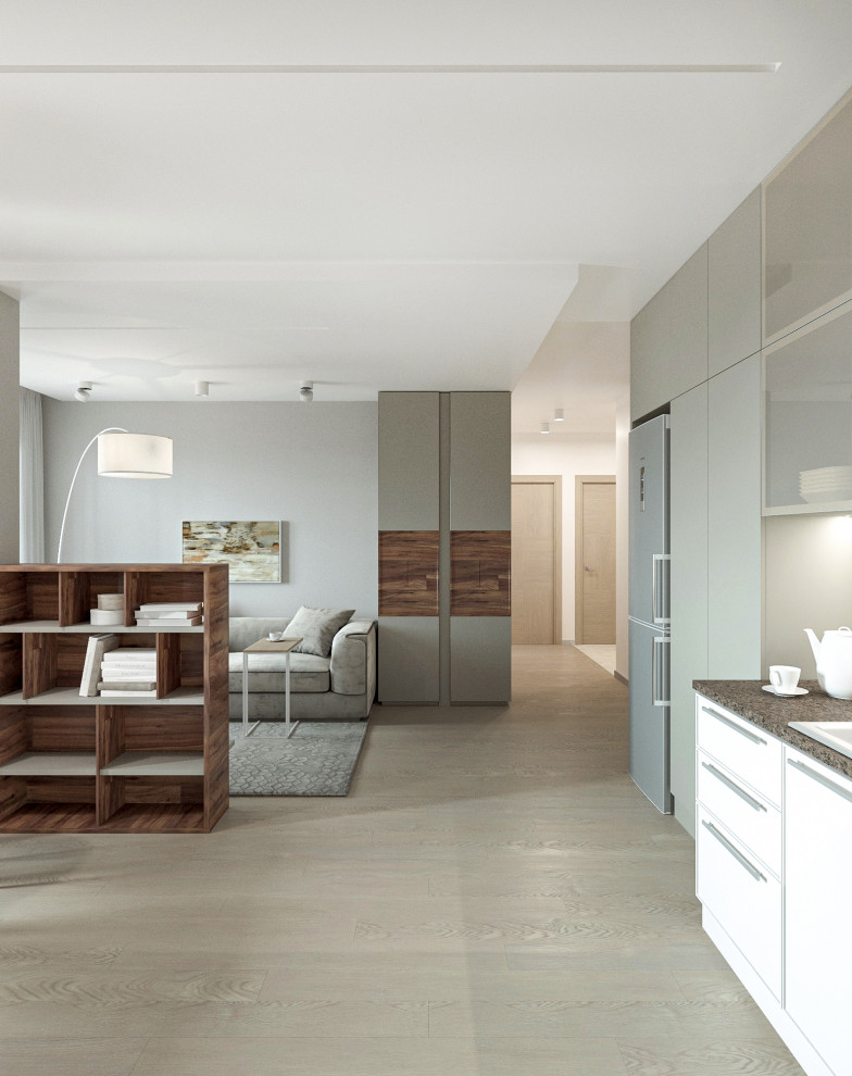 Современная квартира для молодой семьи.