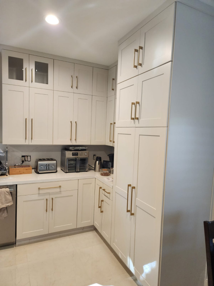 White Contemporary Kitchen Design