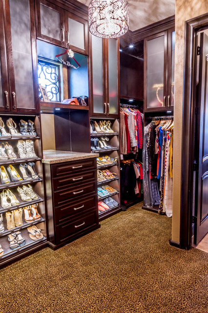 Spectacular Master Bedroom Closets traditional-cabinet