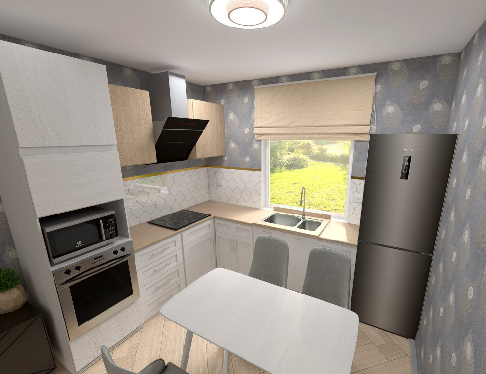 Загородный дом кухня-гостиная