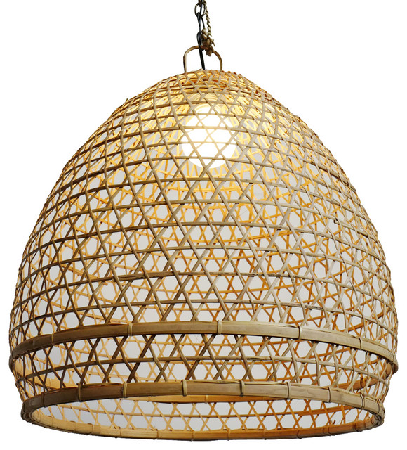 Wicker Fish Basket Lantern Large Tropical Pendant Lighting - Large Indoor Pendant Lighting Wicker Fish Basket Lantern Large Tropical Pendant Lighting - Large Indoor Pendant Lighting