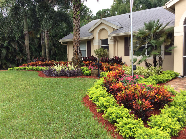 Colorful Curb Appeal - Tropical - Landscape - Miami - by ...