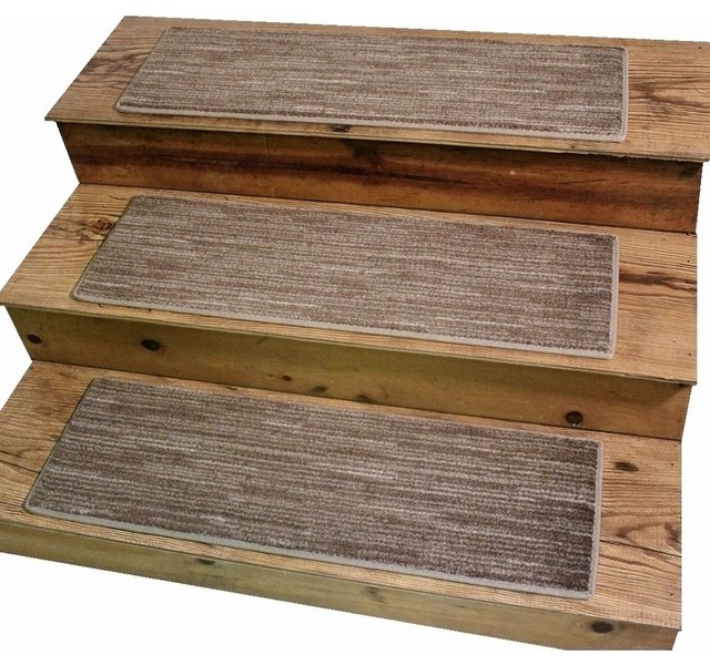 Dog Assist Carpet Stair Treads 8"x24" Basis Tweed Contemporary