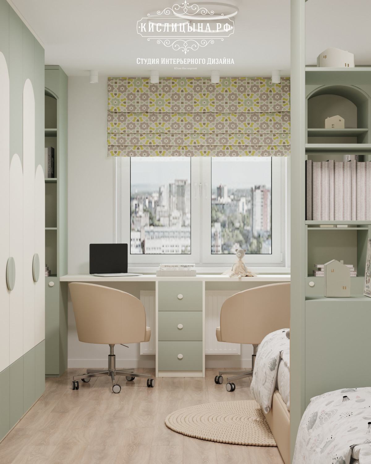 Детская комната в жилом доме по улице Ветеринарная, д. 17