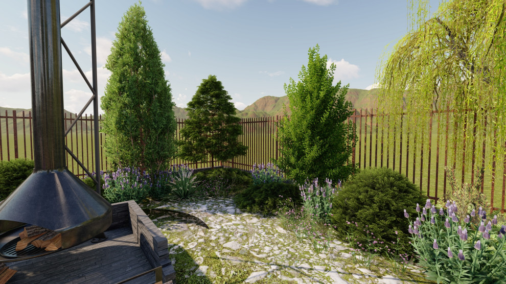 Каменистые устройства на участке 7 соток. "День/Ночь"