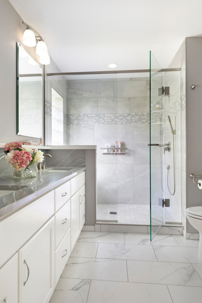 Serene Retreat - Transitional - Bathroom - Minneapolis - by Crystal ...