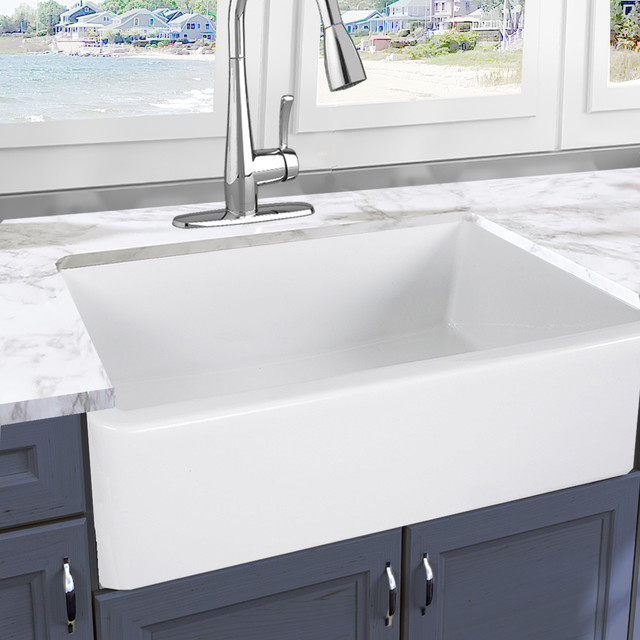 Italian Farmhouse Fireclay Sink 33