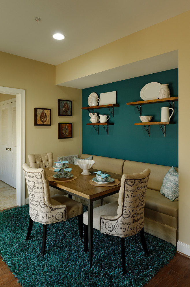Inspiration for a small transitional dining room remodel in DC Metro