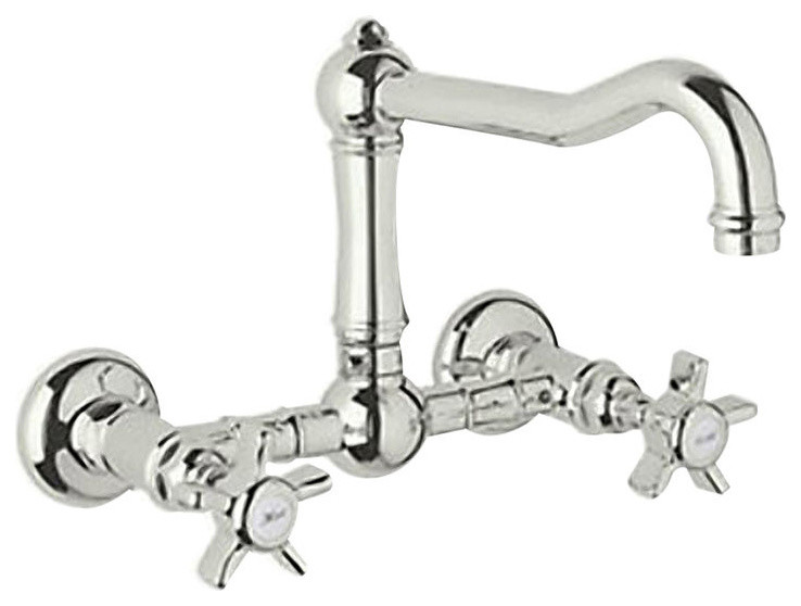 rohl country kitchen wall mount faucet