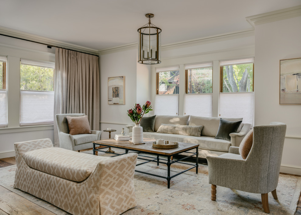 Palo Alto Craftsman Restoration Traditional Living Room San Francisco by Lane McNab