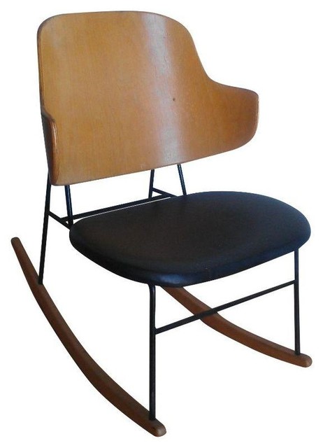I. Kofod-Larsen Mid-Century Modern Rocking Chair