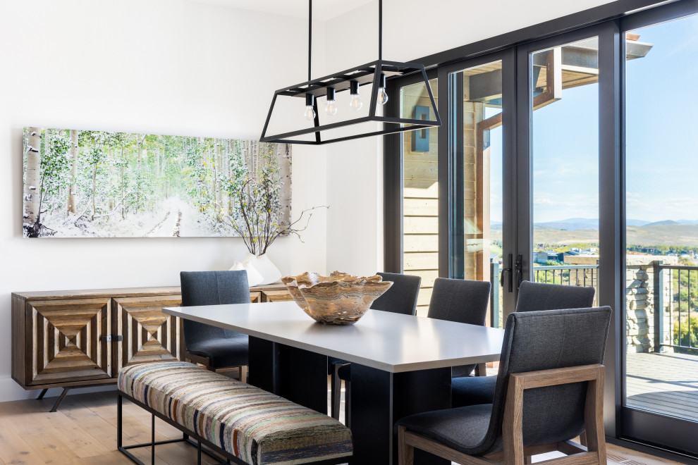 Exquisite New Home in Promontory, Park City, Utah - Rustic - Dining ...