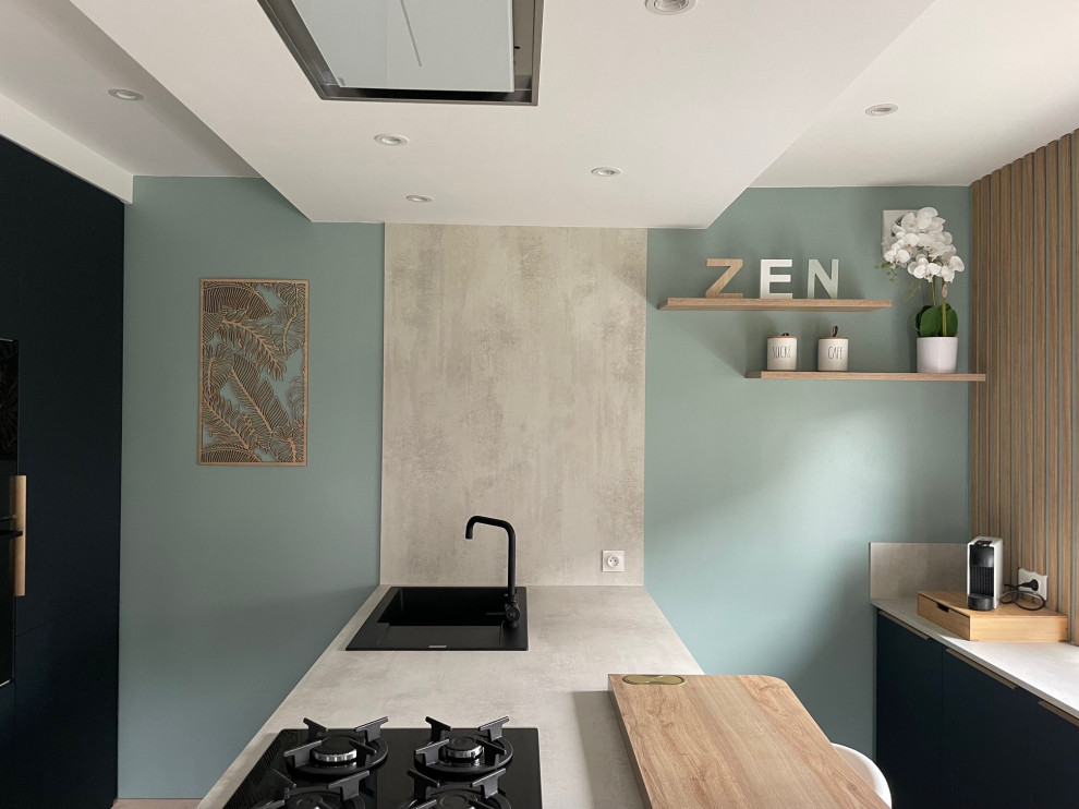 Transformation d'une cuisine avec création d'une entrée-banquette