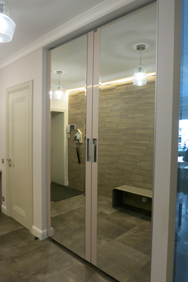 Гостиная с биокамином