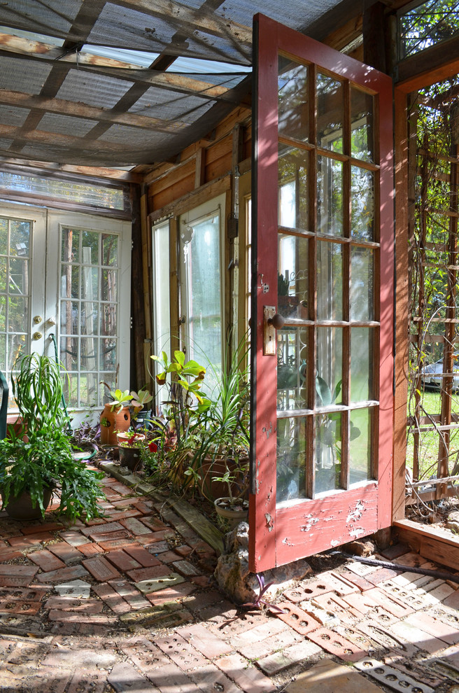 Inspiration for an eclectic greenhouse in Austin.