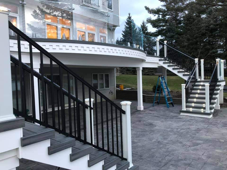 Ступени, ограждения