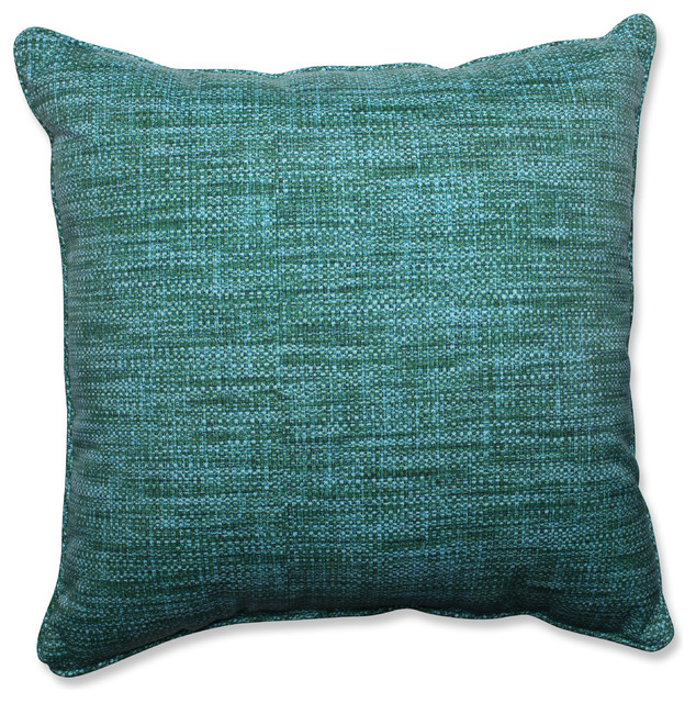 Remi Patina 25" Floor Pillow, Blue