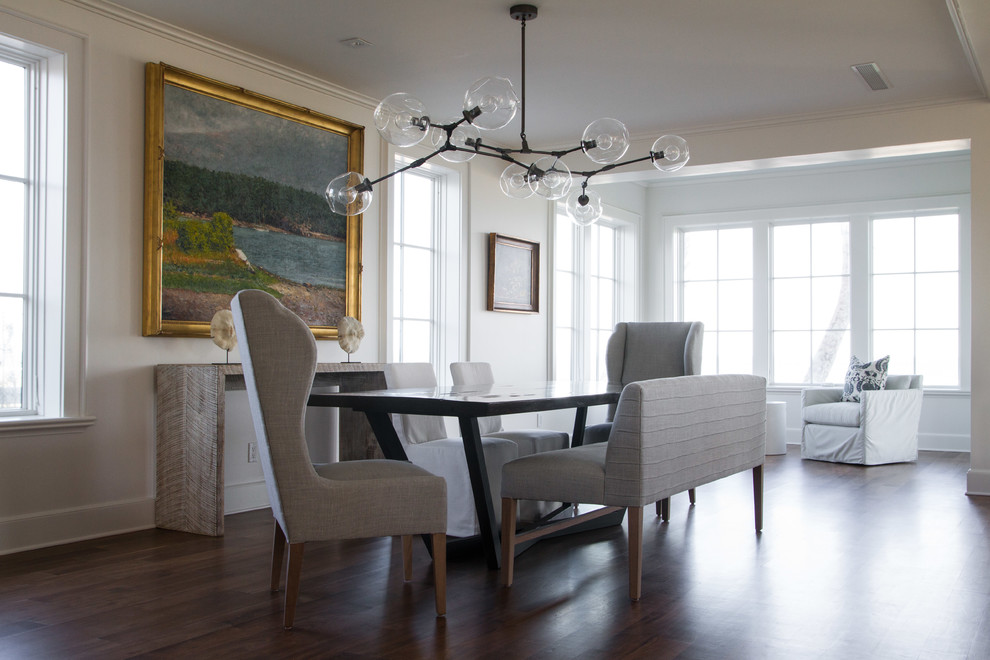 Photo of a beach style dining room in Jacksonville.