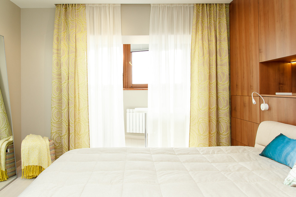 Спальня. Реализация. Квартира для молодых и успешных.