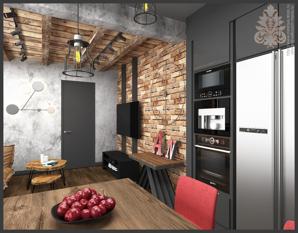 Гостиная в стиле Loft