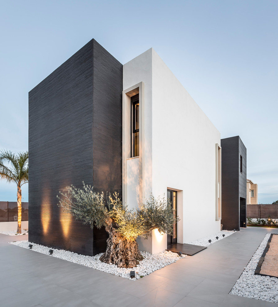 Ejemplo de diseño residencial minimalista grande
