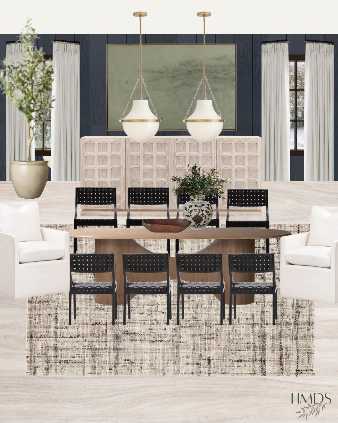 Moody Dining Room