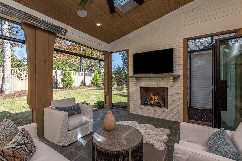 Infill - Modern - Porch - Raleigh - by Frazier Home Design | Houzz