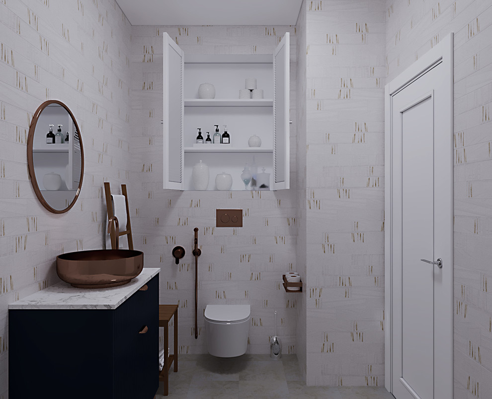 Дизайн интерьера совмещенного санузла