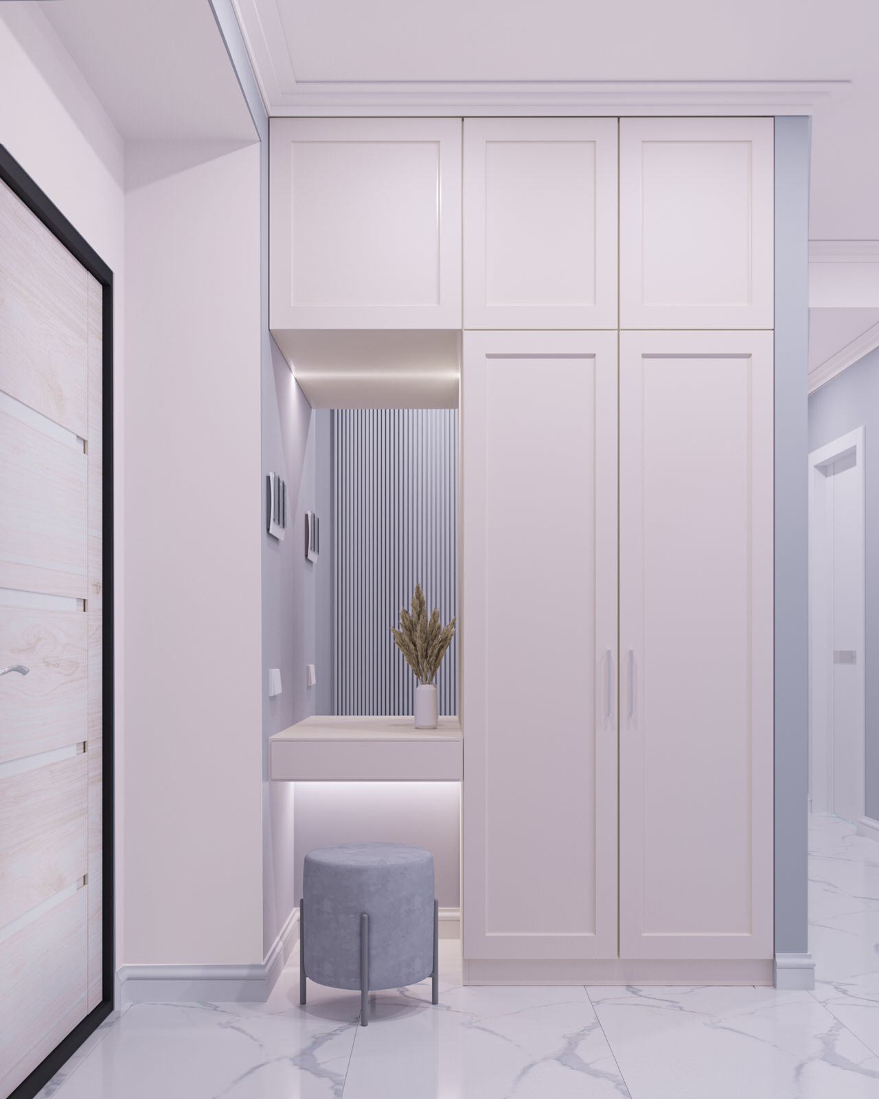 Дизайн-проект 4-х комнатной квартиры 92 м2  ЖК Новые Горизонты