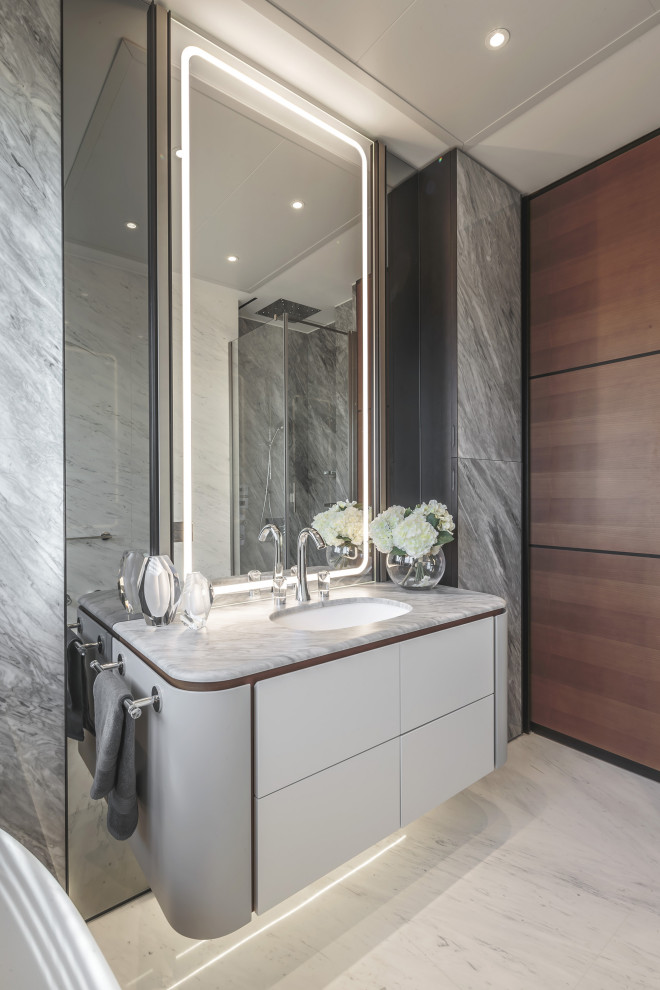 Interior design of a penthouse in Monte-Carlo