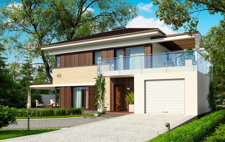 Проект дома Империя Hz-63