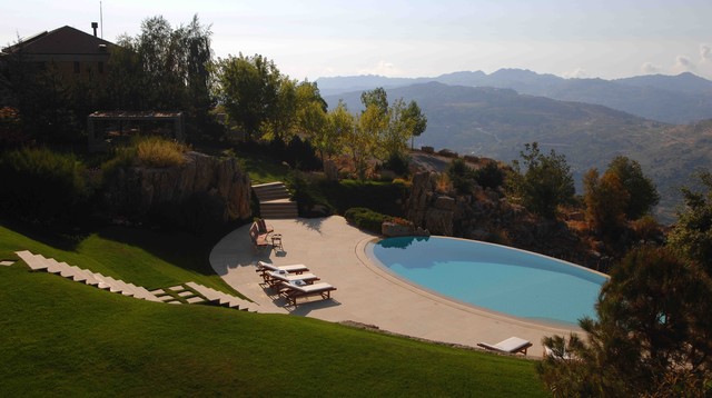 Frederic Francis mediterranean-pool