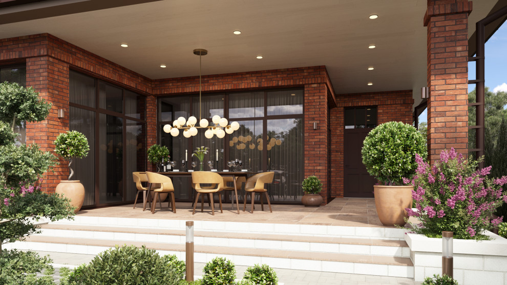 Одноэтажный дом на 160 кв.м. в Краснодаре