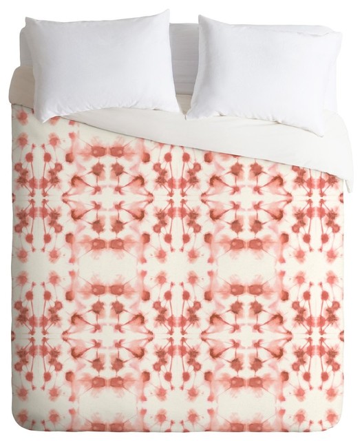 Jacqueline Maldonado Mirror Dye Desert Rose Duvet Cover Jacqueline Maldonado Mirror Dye Desert Rose Duvet Cover Contemporary Covers And Sets By Deny Designs