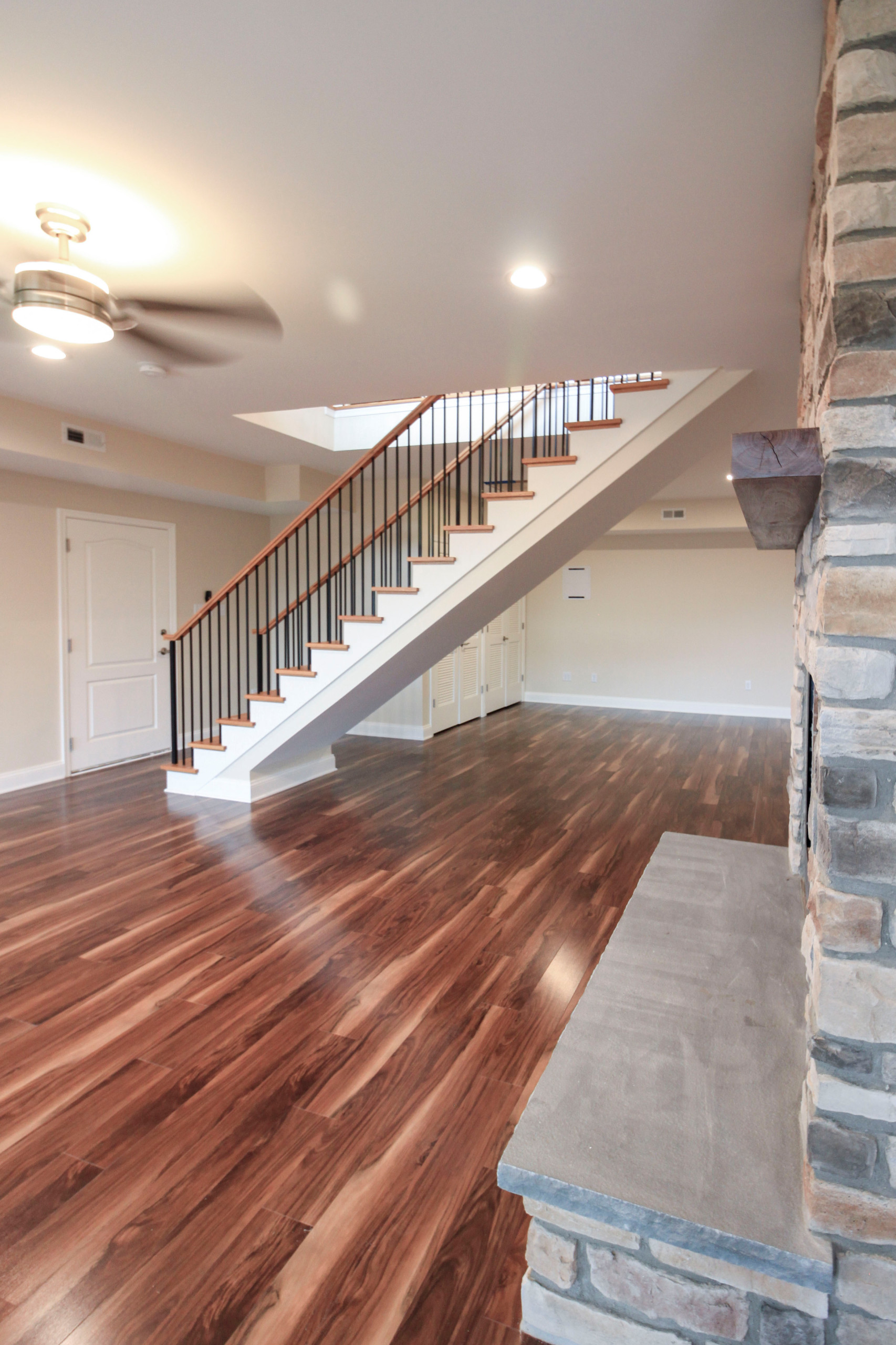 97_Airy Straight-Floating Staircase in Transitional-Mountain Home, Luray, VA 228
