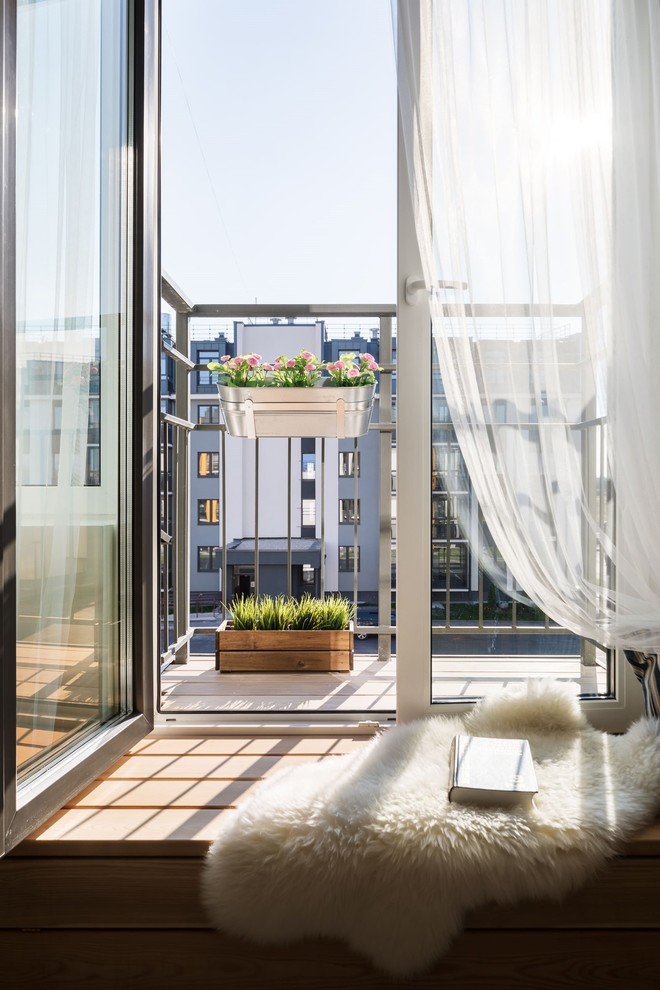 Смарти-балкон в студии ЖК "INKERI" 23,84 м2