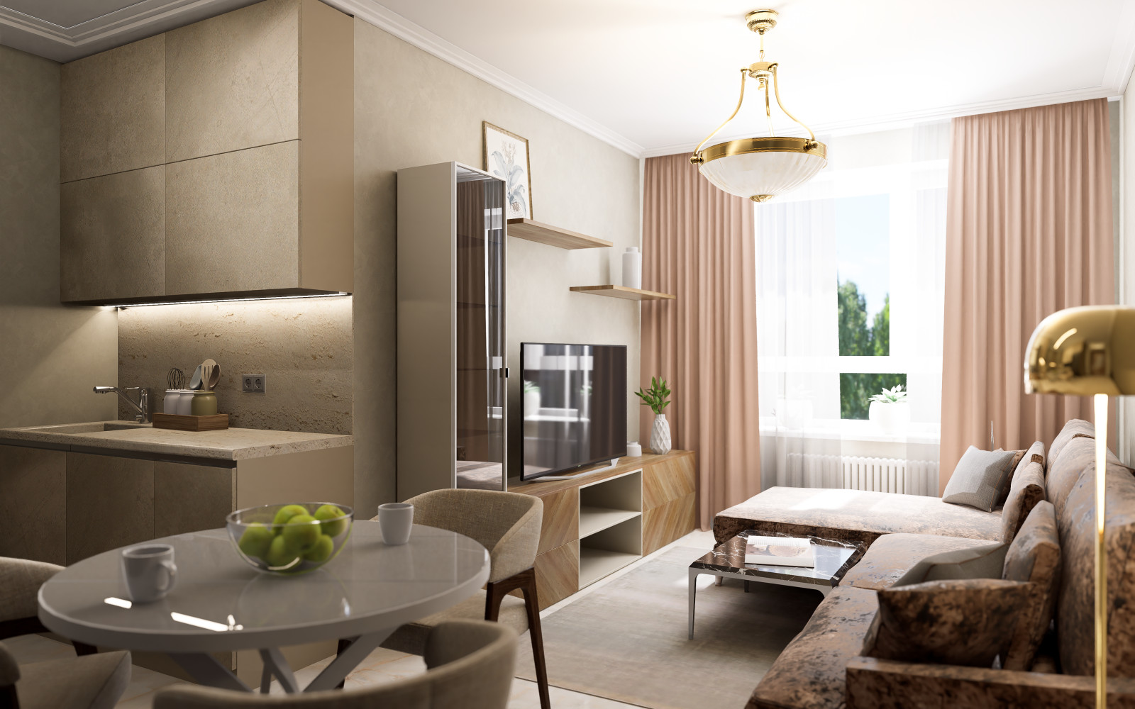 Двухкомнатная квартиры в Новой Москве