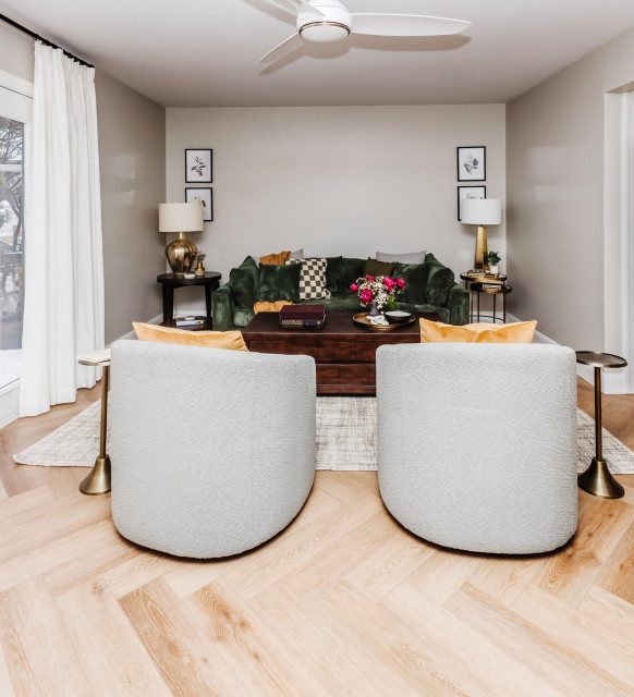 The Eddy Square Model contemporary-living-room