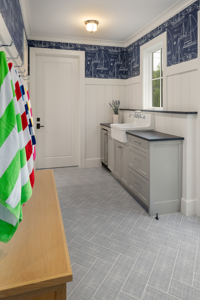 Breezy Bay - Beach Style - Laundry Room - Minneapolis - by Kyle Hunt ...