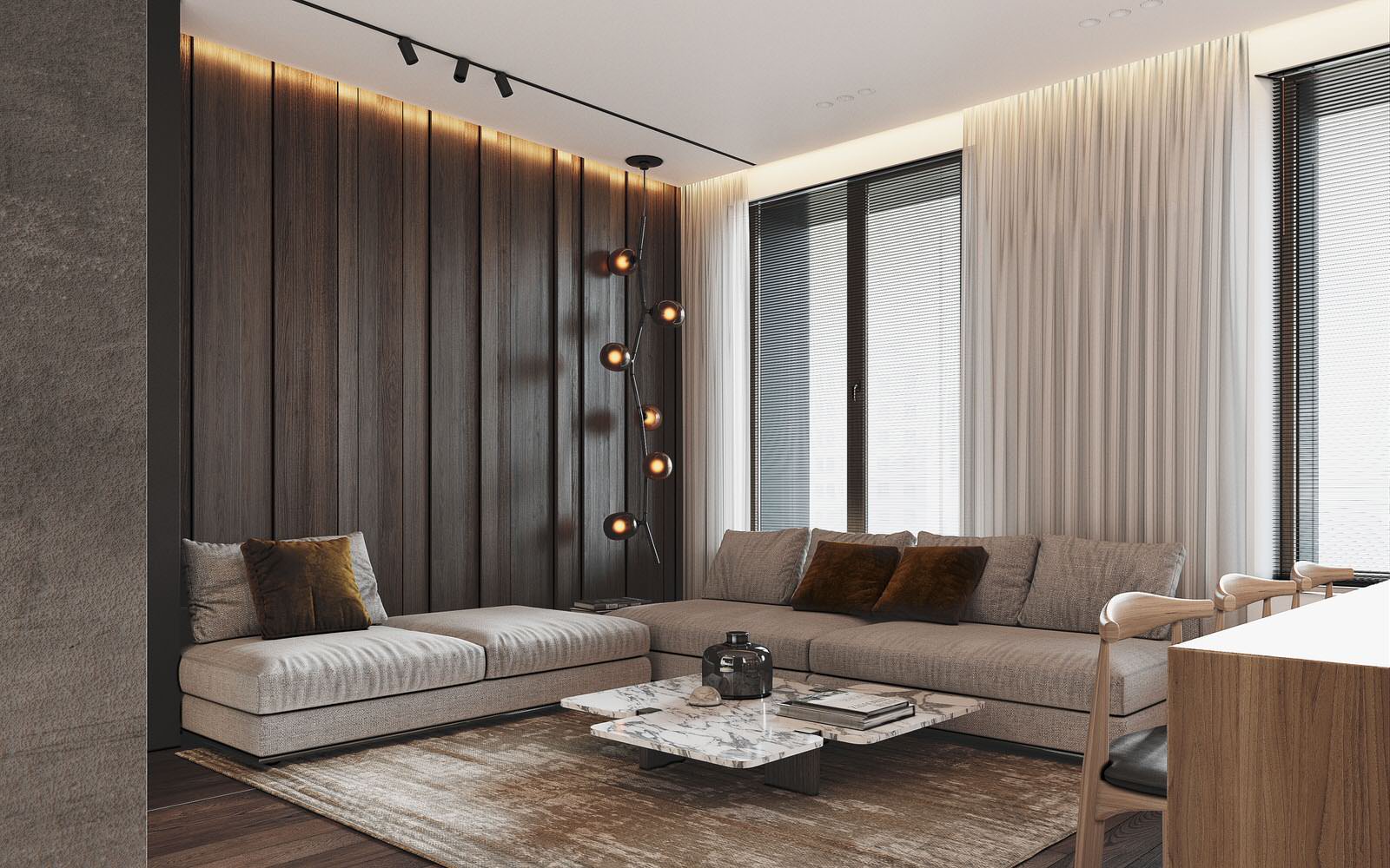 Интерьер ЖК Futurist "Место силы"